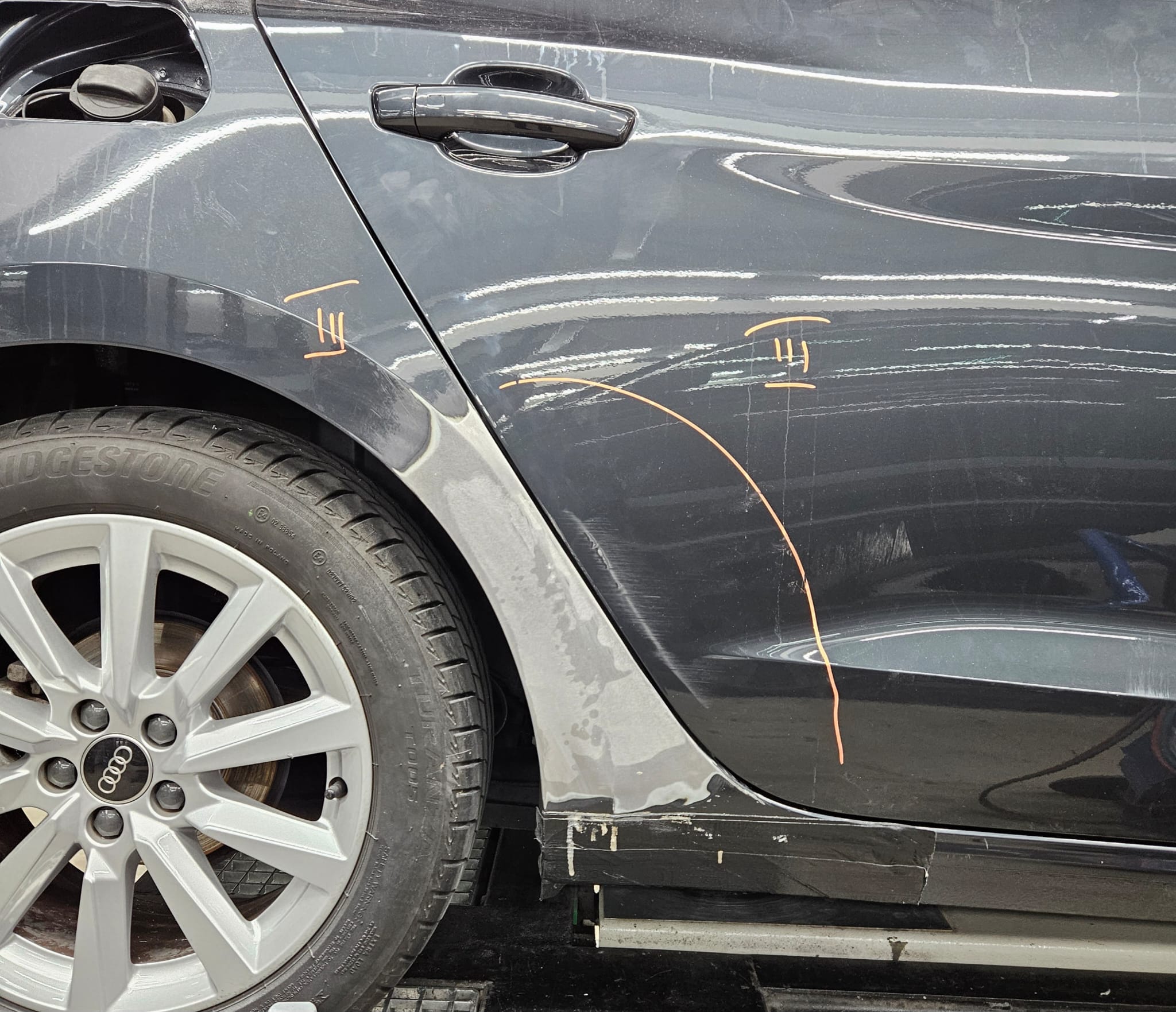 Audi Seitenwand Instandsetzung